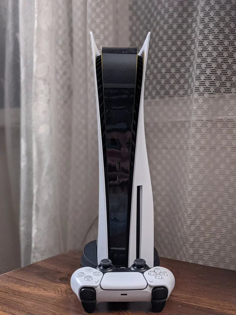 PlayStation 5 console with DualSense controller