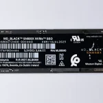 An M.2 NVMe SSD, the type of drive used to expand PS5 storage