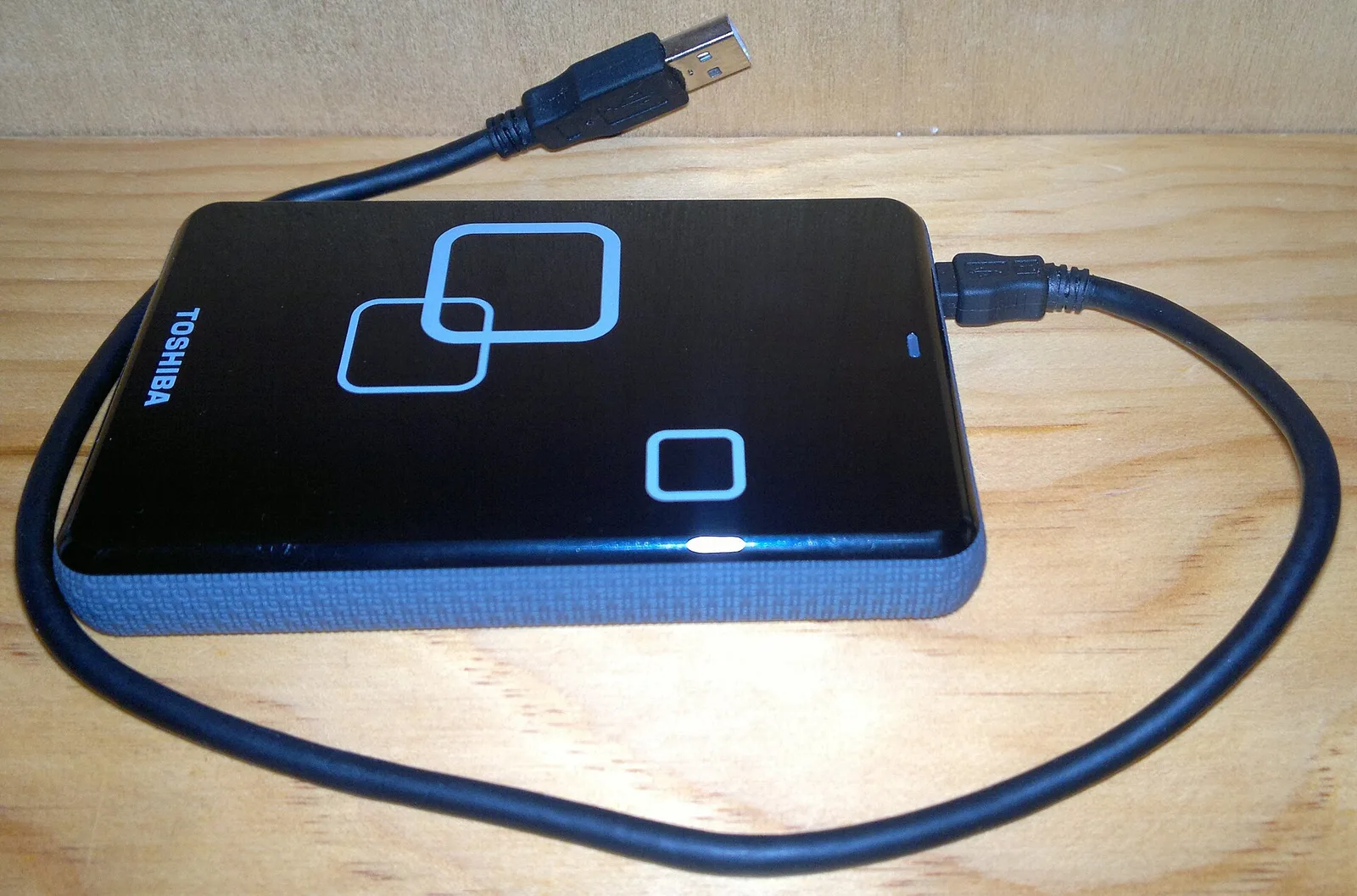 An external USB hard drive for storing console games