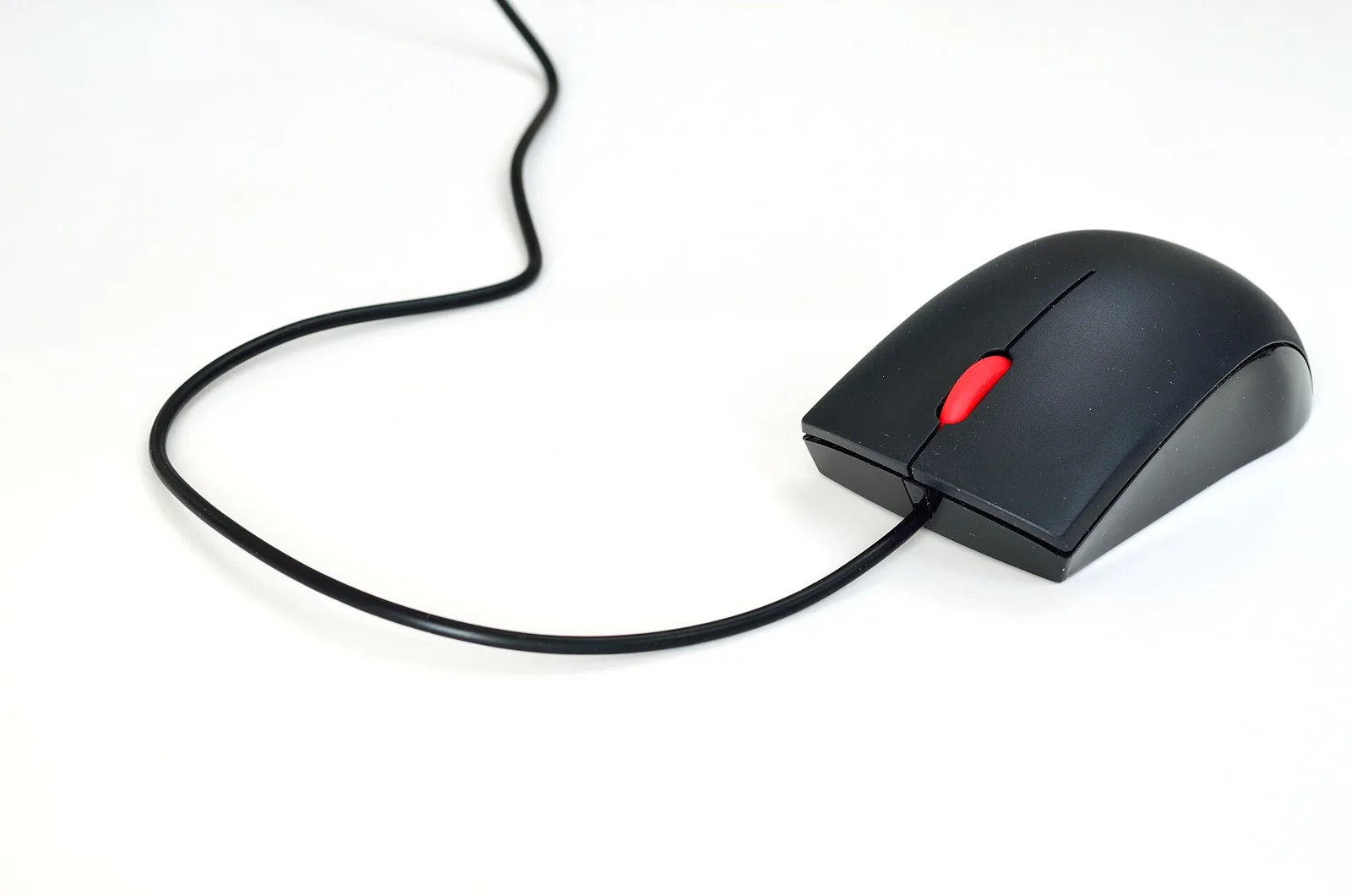 Close-up of a computer mouse