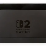 Nintendo Switch 2 in its dock